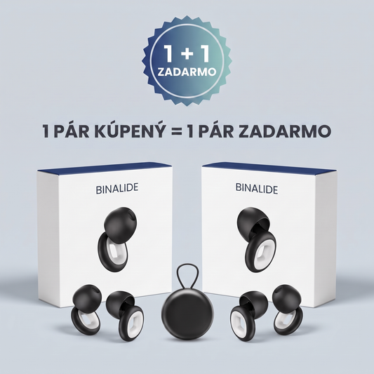 Binalide™ - Štuple pre deti, ktoré sa potrebujú sústrediť