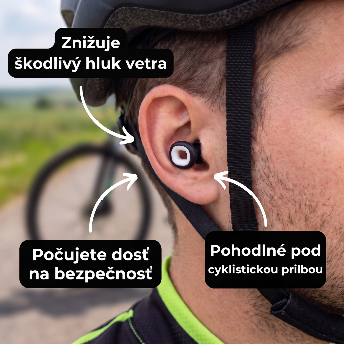 Binalide™ – Tlmiče hluku pre cyklistov
