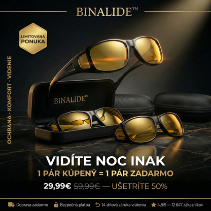Binalide™ - Rozlúčte sa s agresívnymi svetlometmi