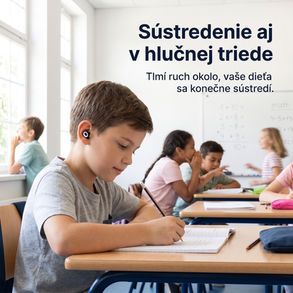 Binalide™ - Štuple pre deti, ktoré sa potrebujú sústrediť