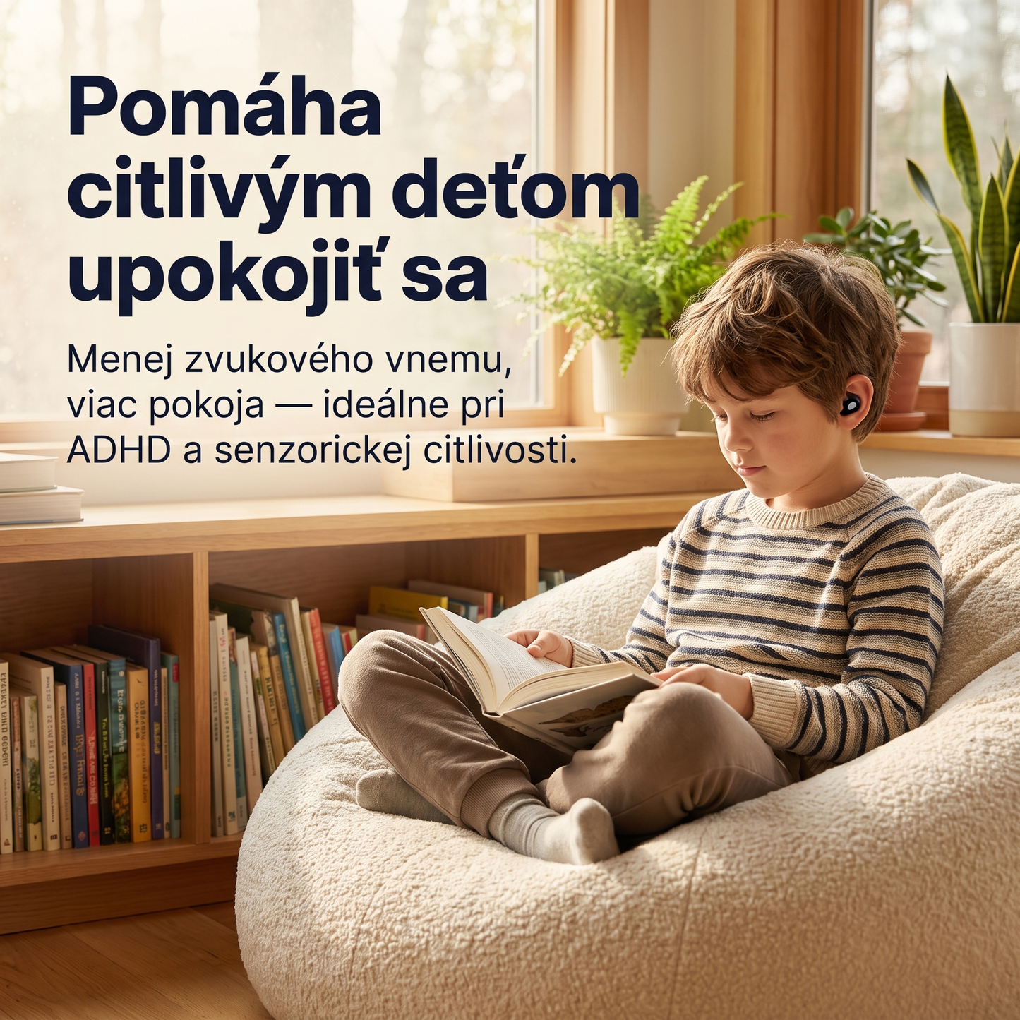 Binalide™ - Štuple pre deti, ktoré sa potrebujú sústrediť