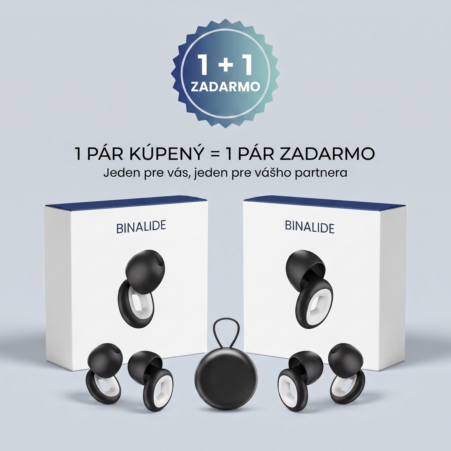 Binalide™ - Štuple pre hlboký a neprerušovaný spánok