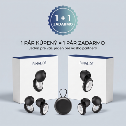 Binalide™ - Štuple pre hlboký a neprerušovaný spánok