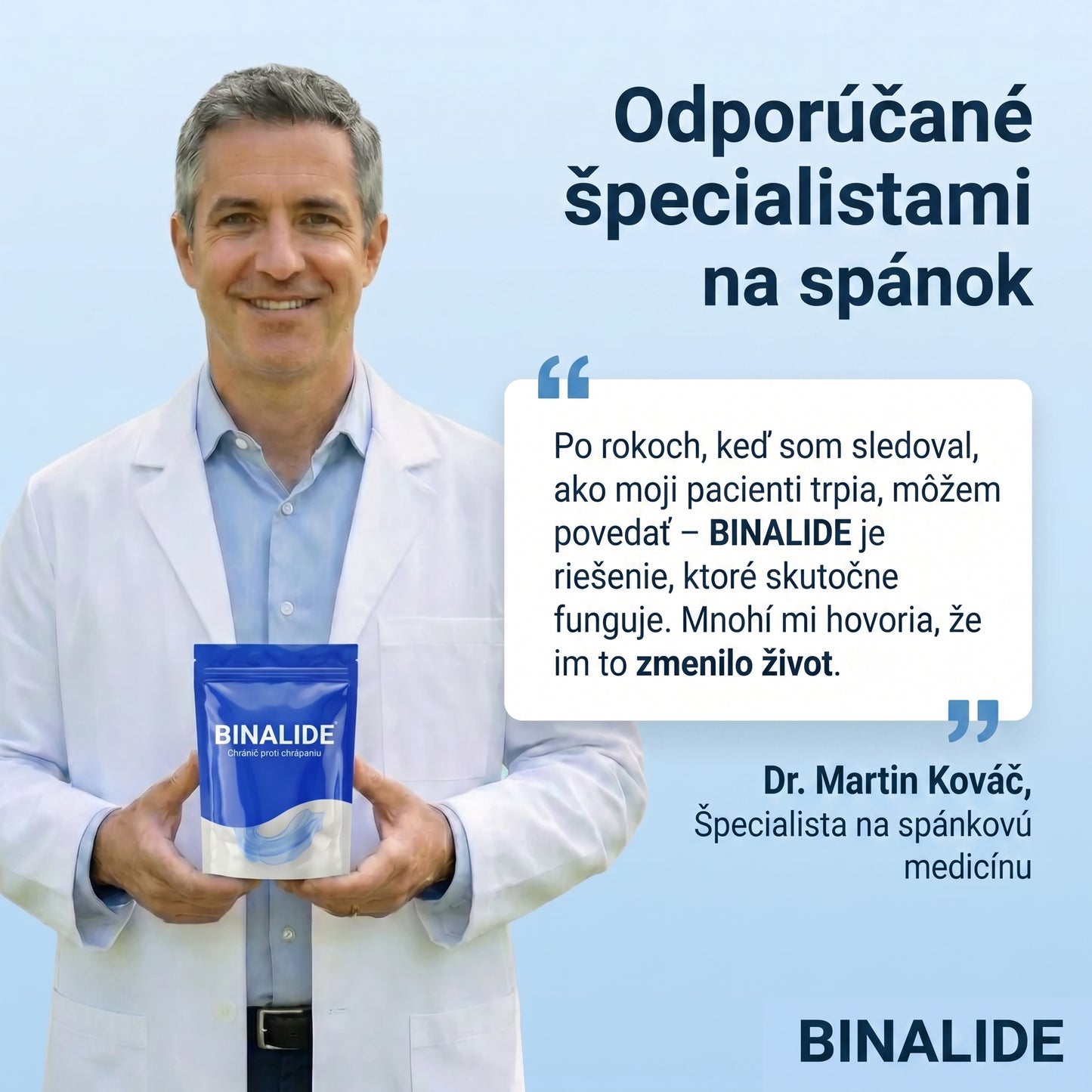 Proti chrápaniu - BINALIDE