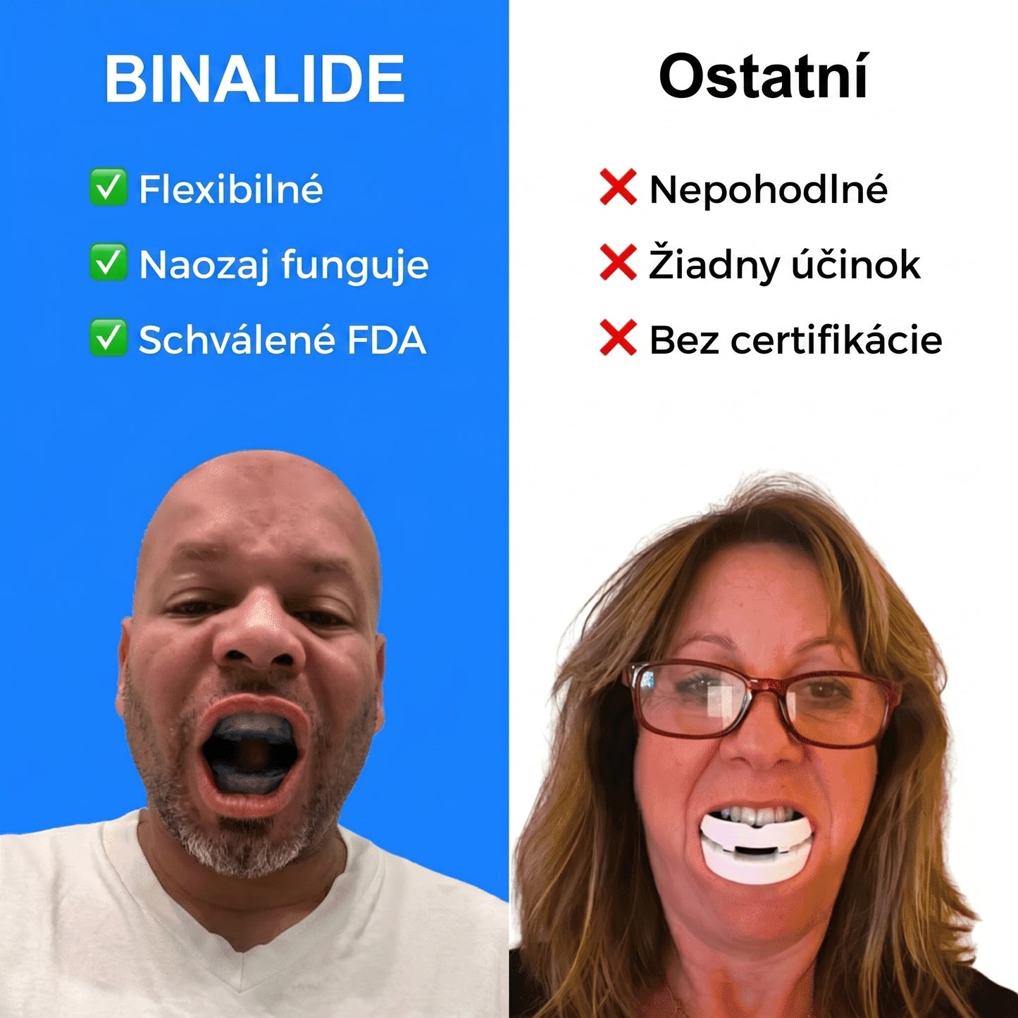 Proti chrápaniu - BINALIDE
