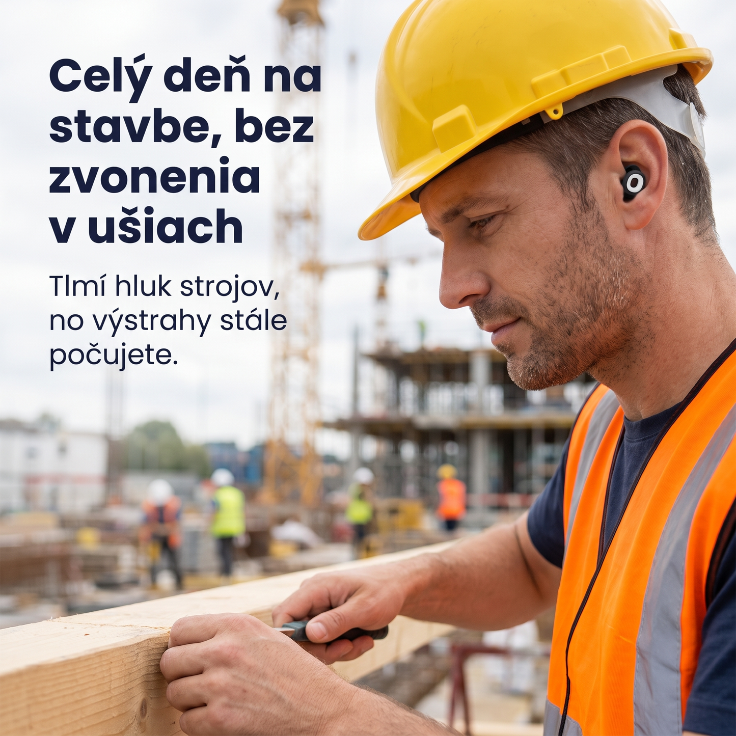 Binalide™ – Ochrana sluchu pre prácu v hluku