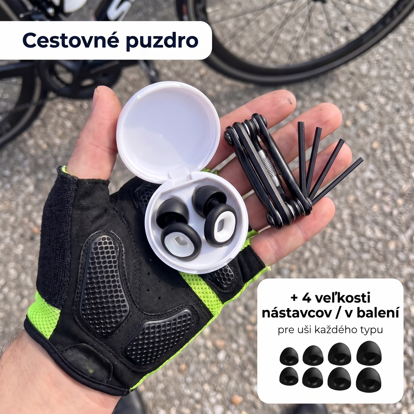 Binalide™ – Tlmiče hluku pre cyklistov